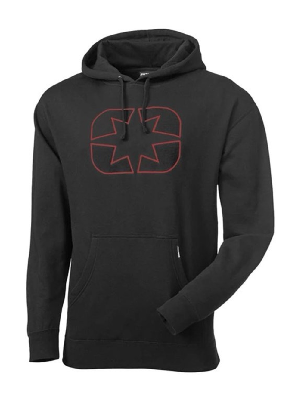 Polaris Hoodie, Pullover Sweatshirt, Black Red Star Graphic, Large, Street